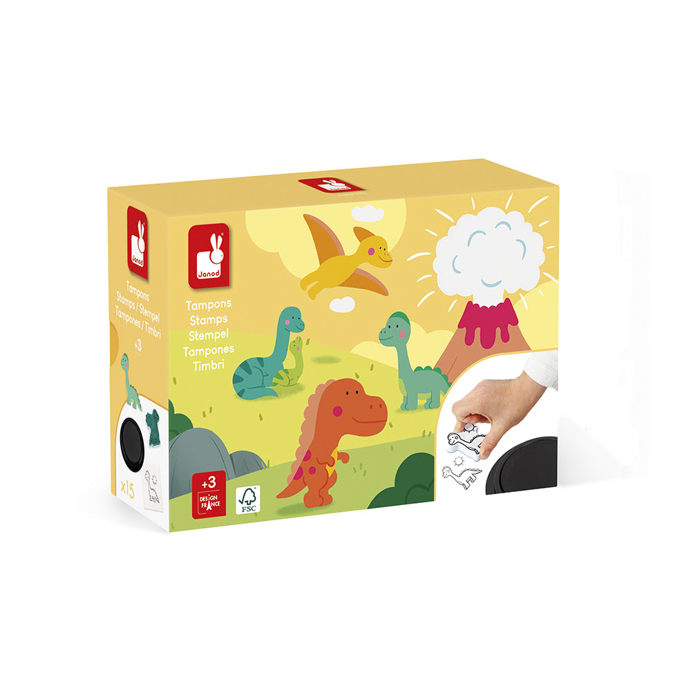 Coffret de 15 Tampons Dinosaures Stampinoo