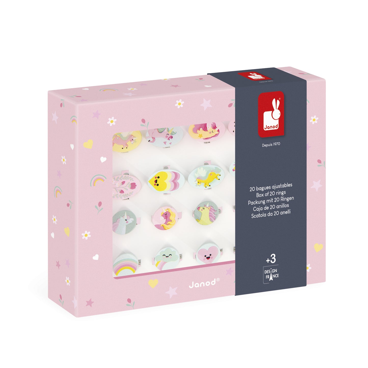 Set de 20 Bagues Licorne