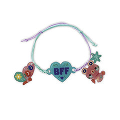 Kit Créatif - 8 Bijoux d'Amitié en Plastique Fou à Créer