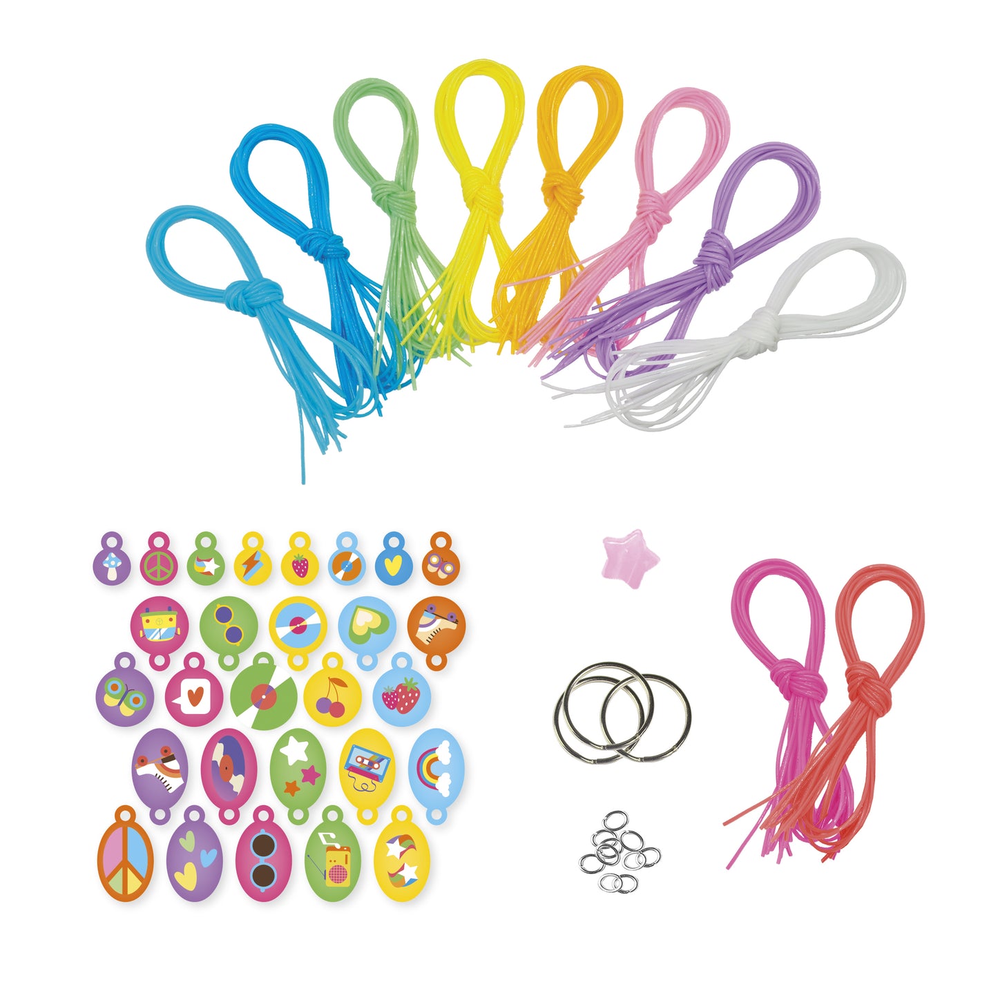 Scoubidous Peace & Love à créer