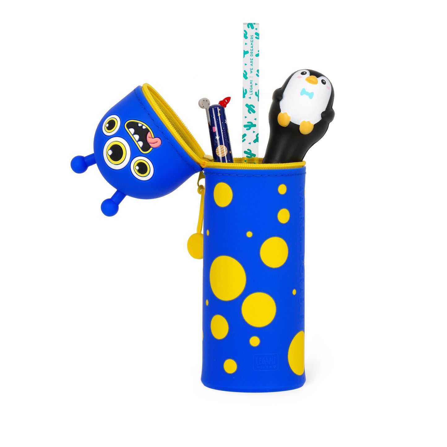 Trousse en Silicone Souple 2-en-1 - Monster
