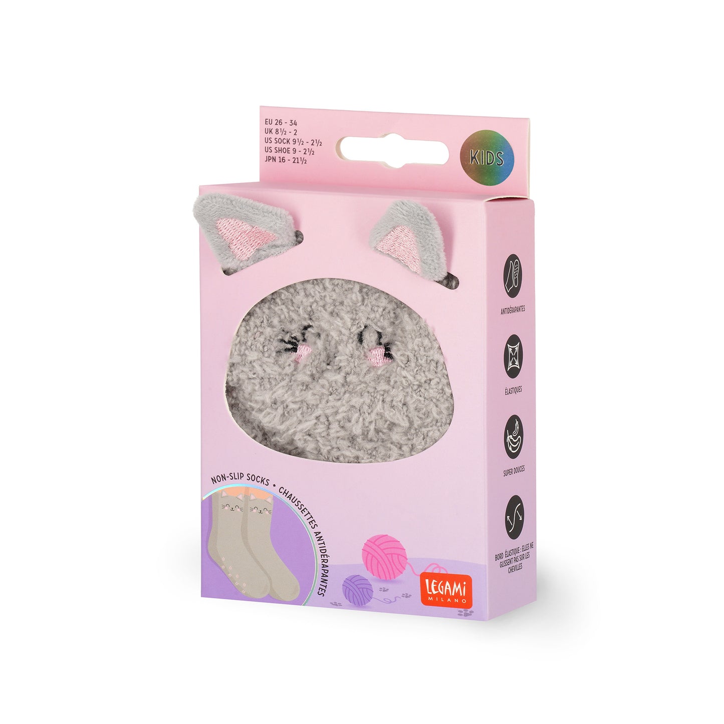 Chaussettes Antidérapantes Chat ENFANT