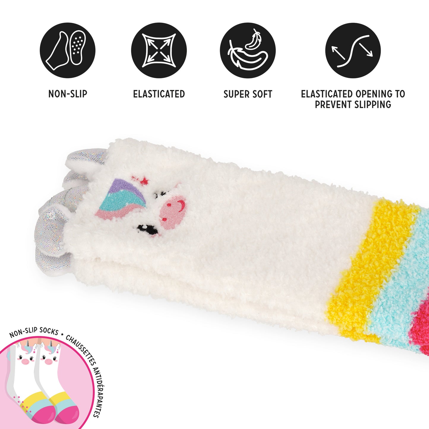 Chaussettes Antidérapantes Licorne ENFANT