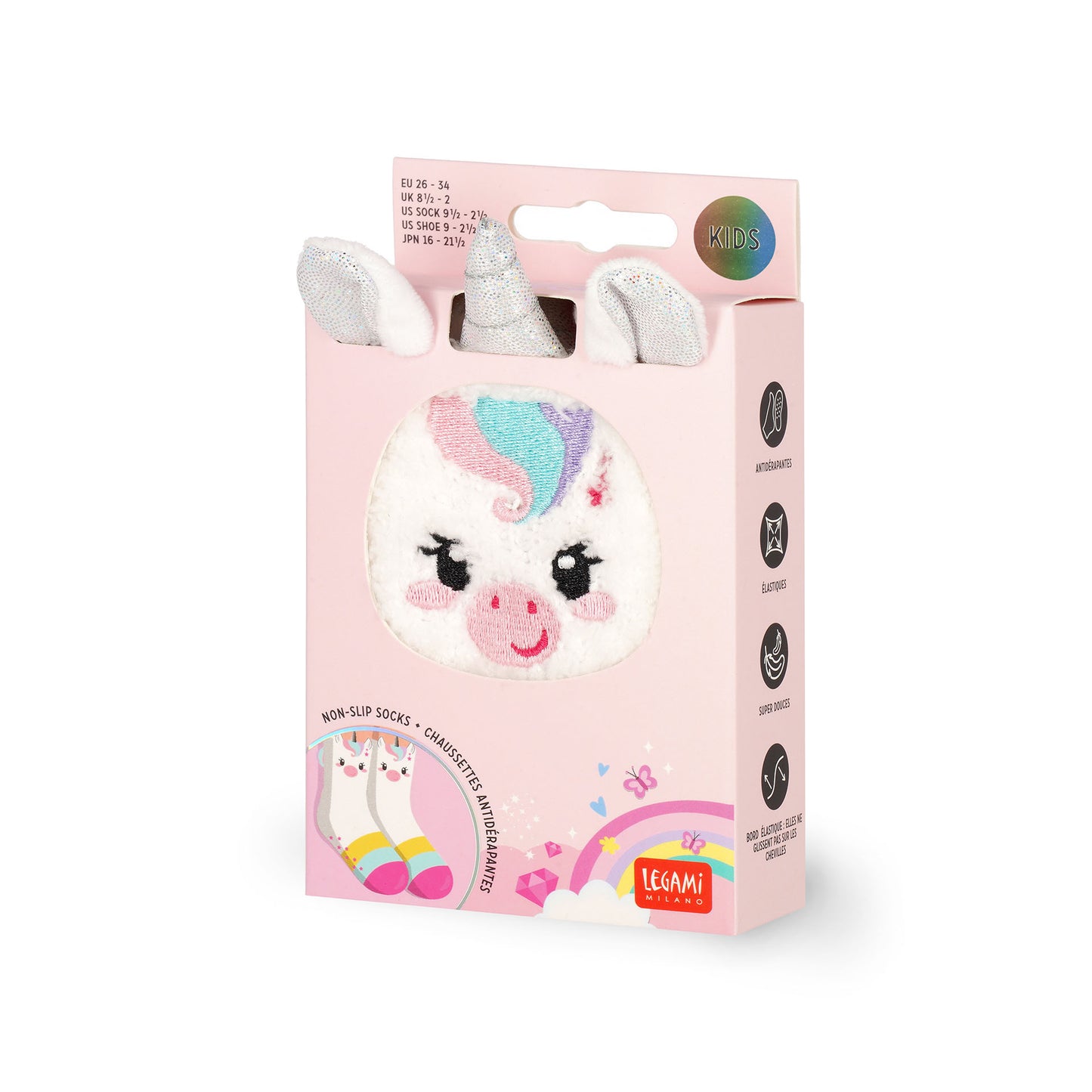 Chaussettes Antidérapantes Licorne ENFANT
