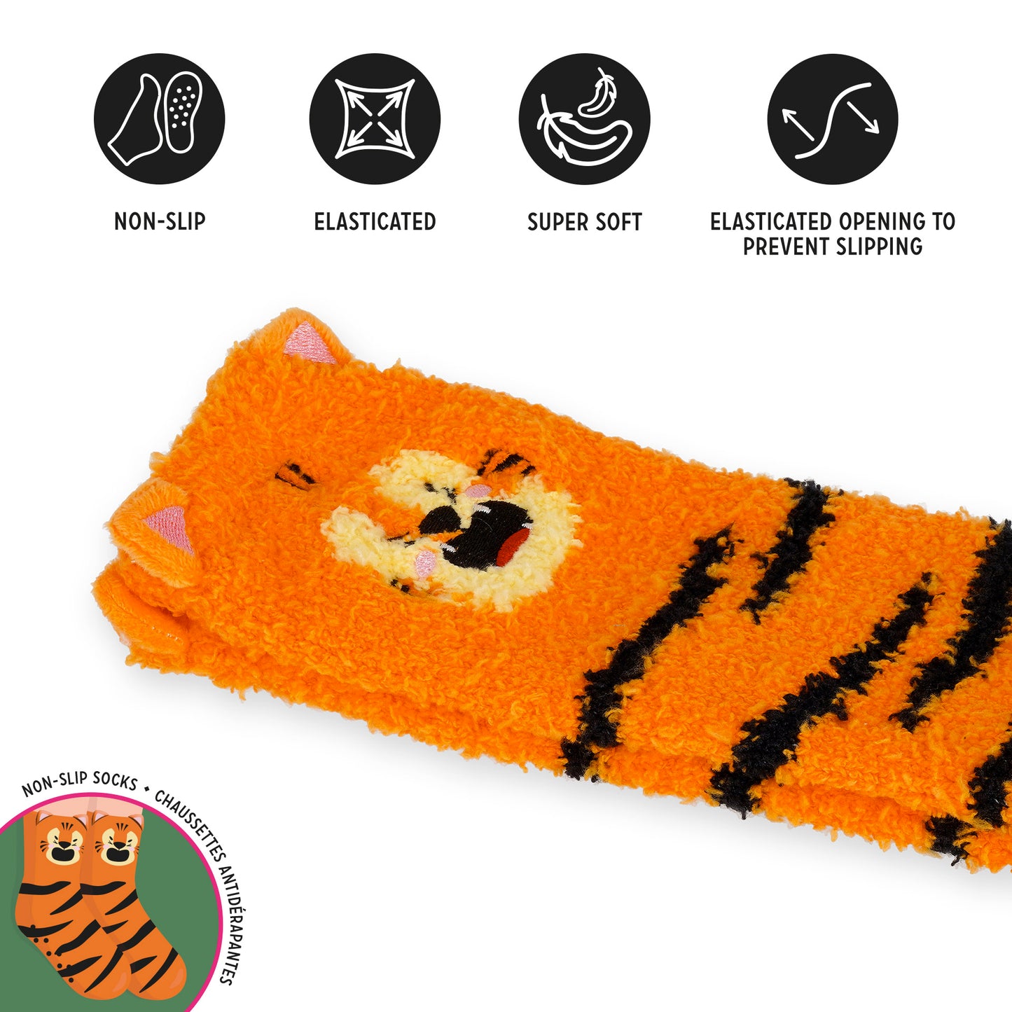 Chaussettes Antidérapante Tigre ENFANT