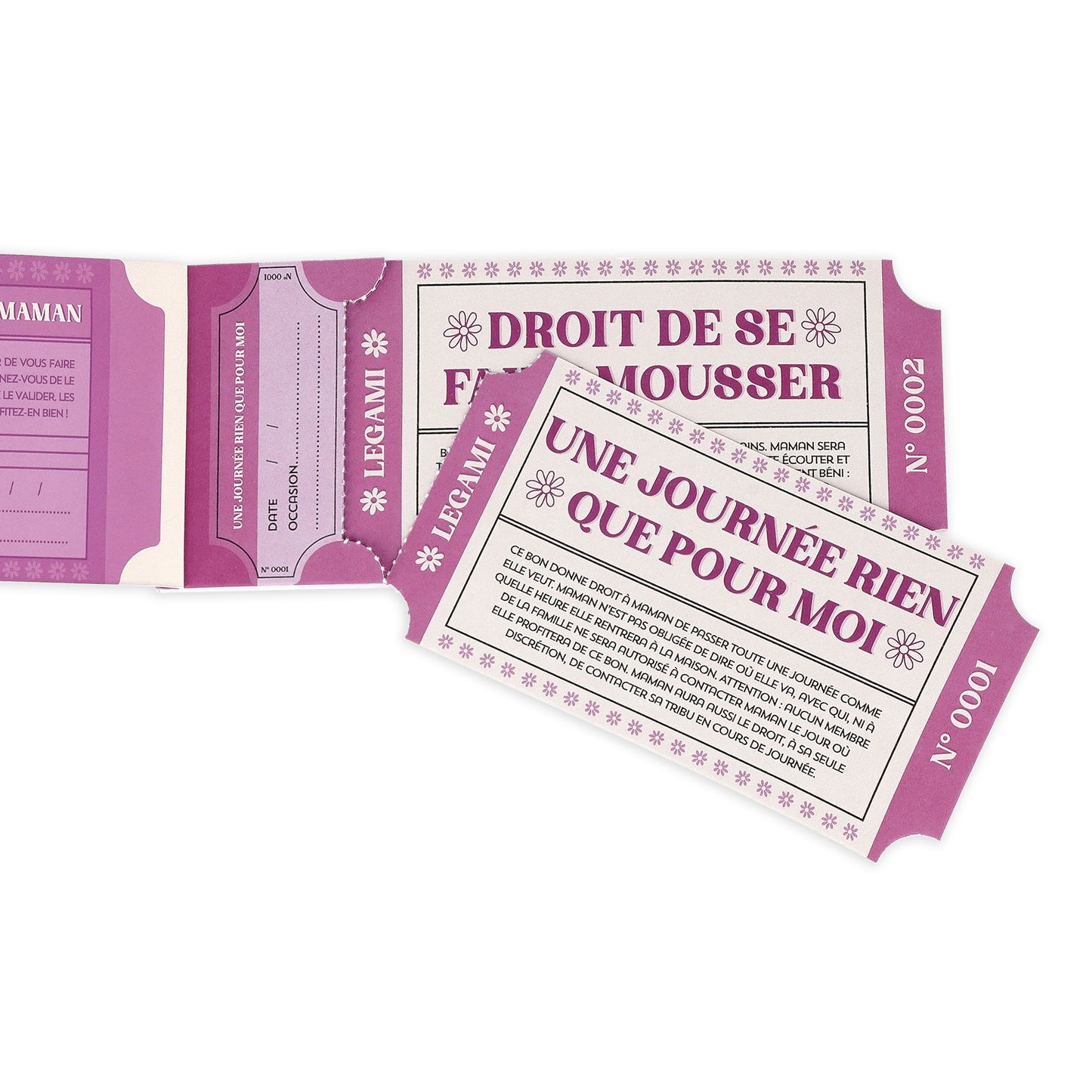 Carnet de 24 Bons pour Maman