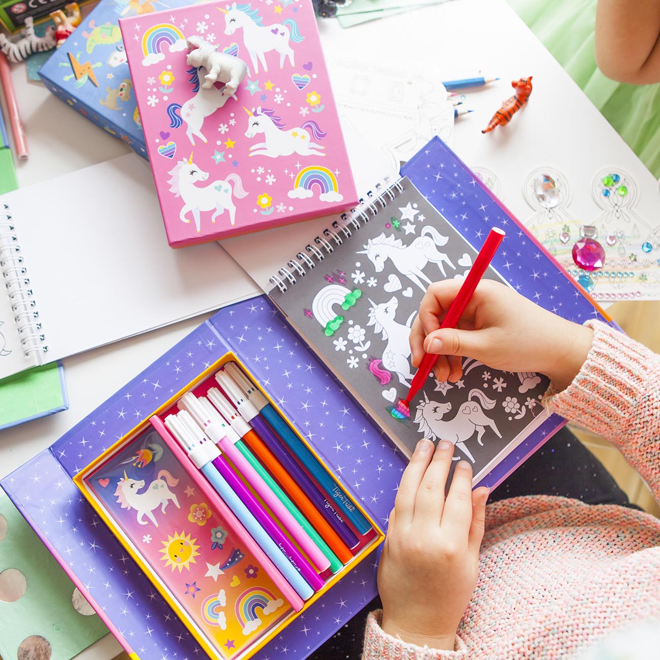 Set de coloriage Magie des Licornes
