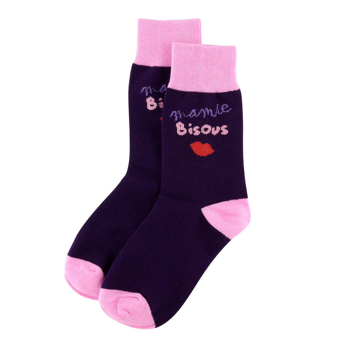 Chaussettes Mamie Bisous