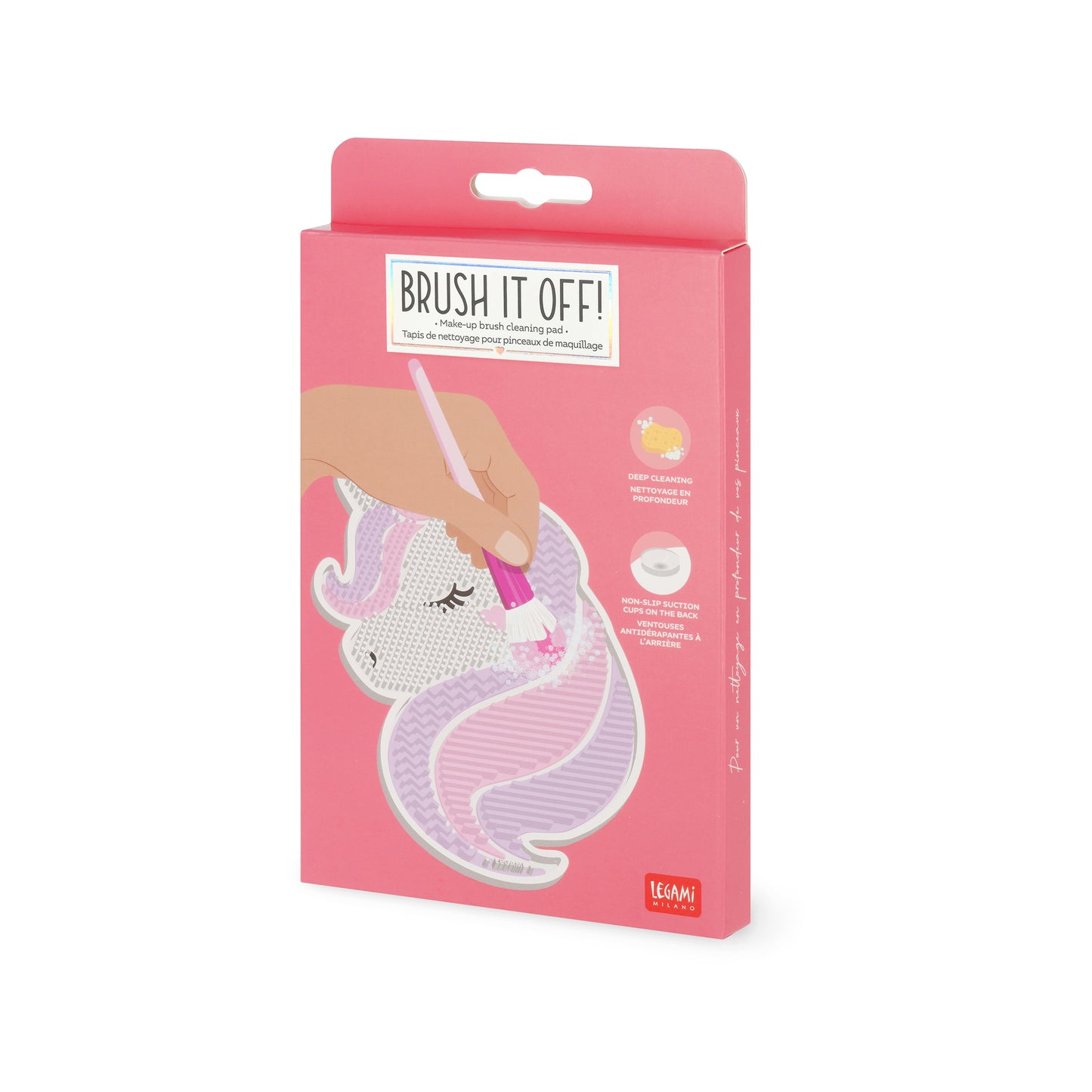 Tapis de Nettoyage pour Pinceaux de Maquillage Licorne - Brush it Off!