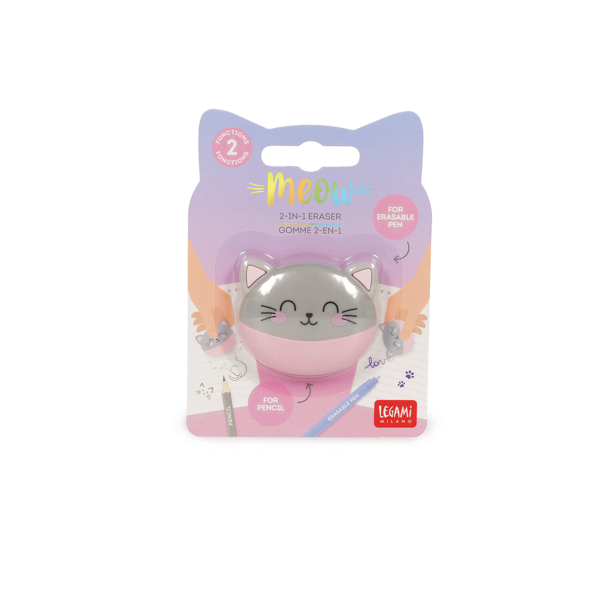 Gomme 2-en-1 - Meow - Kitty