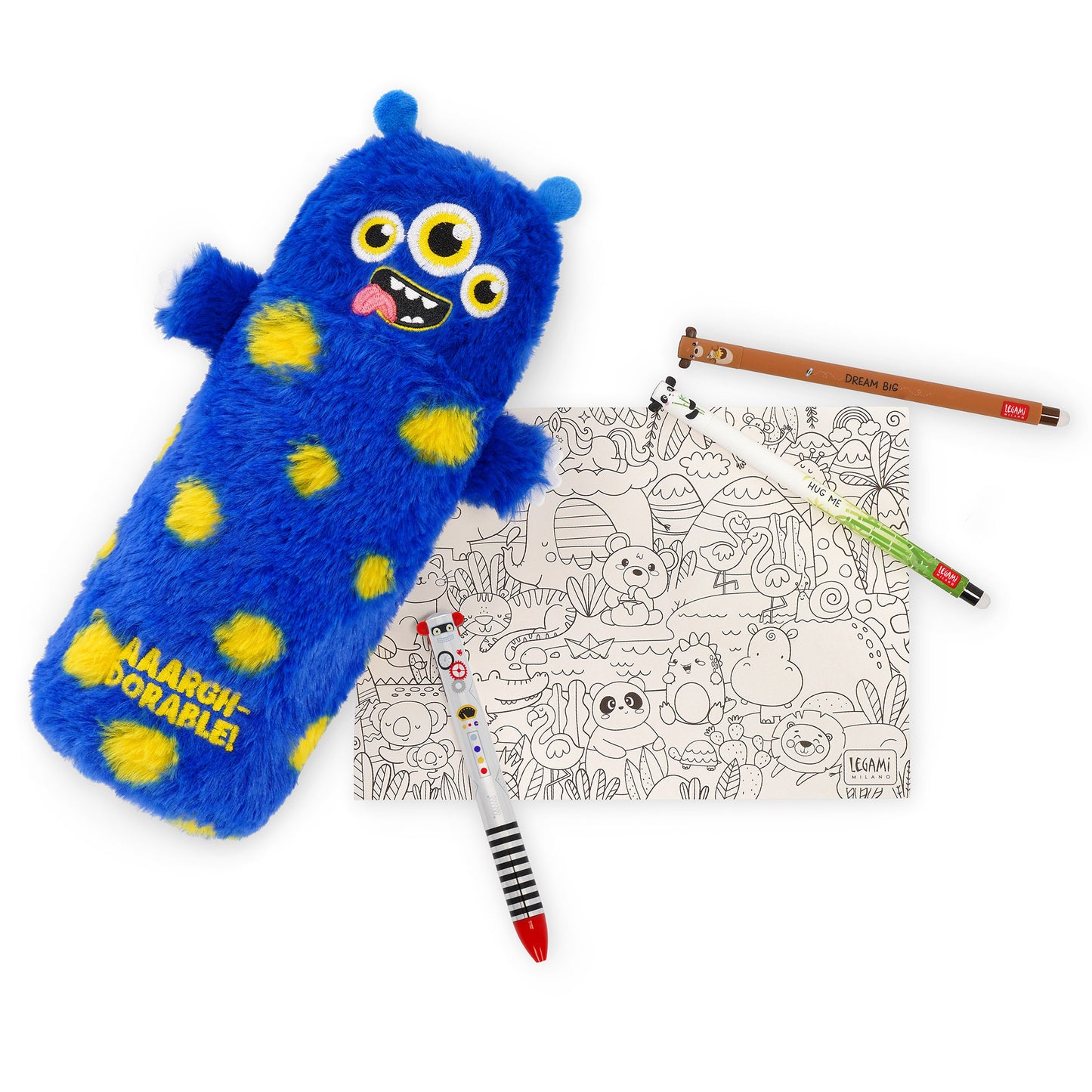 Trousse peluche Monstre