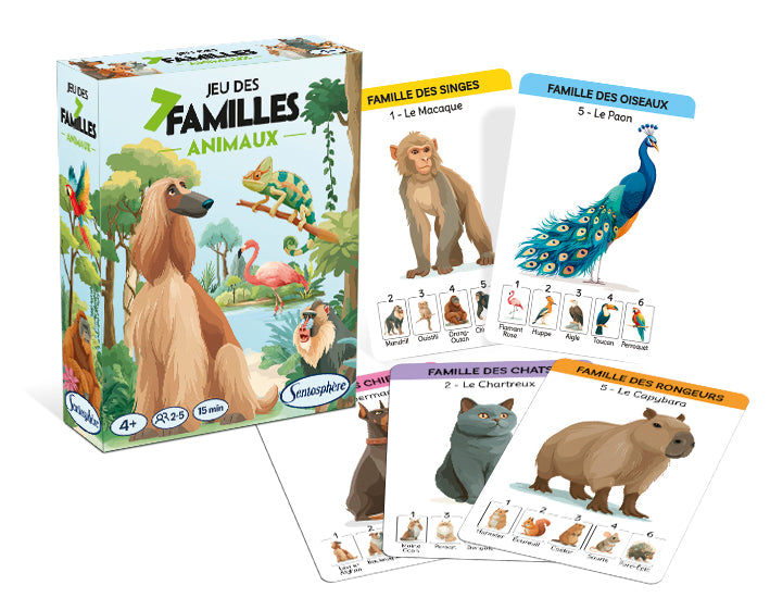 Jeux des 7 familles : animaux