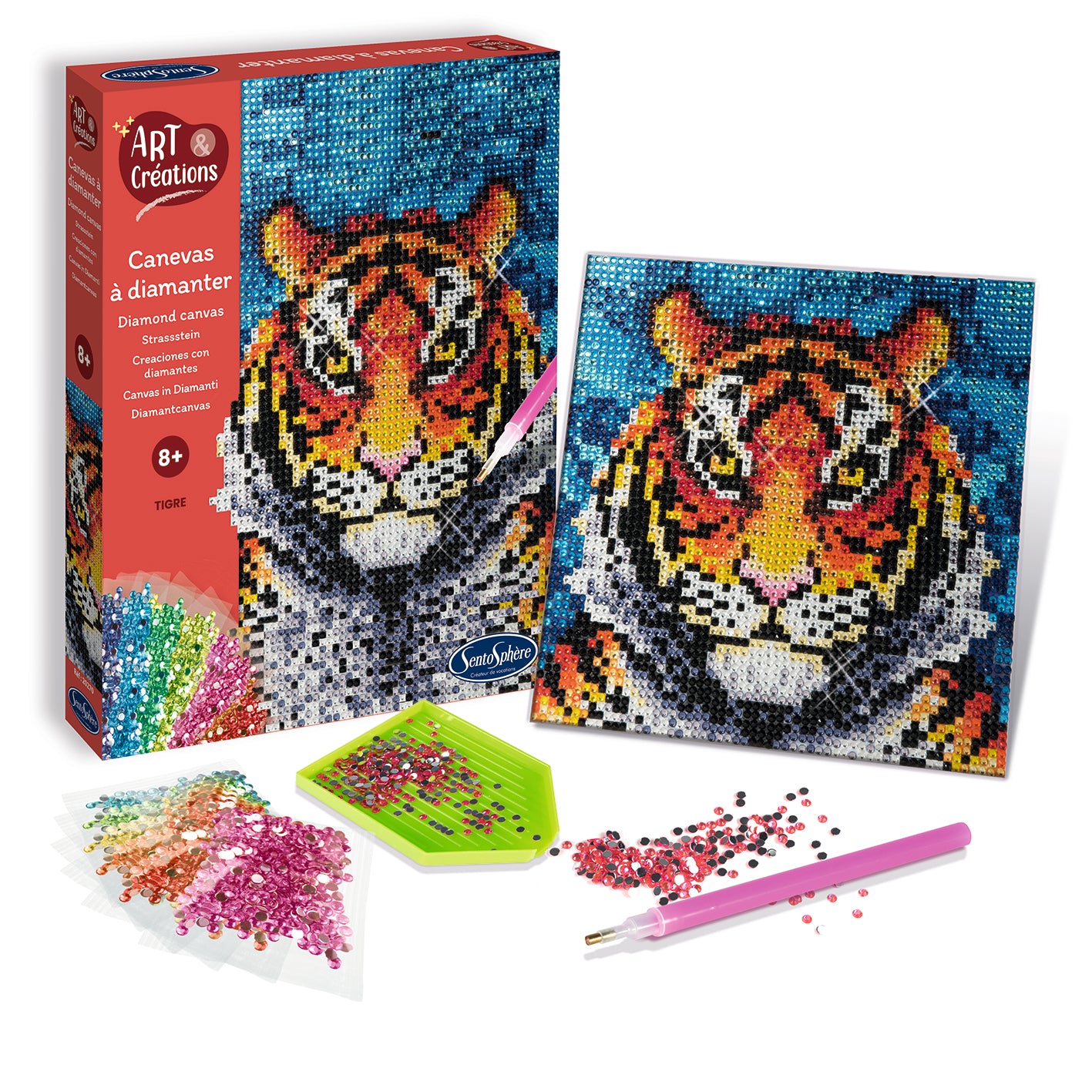 Canevas à Diamanter - Tigre