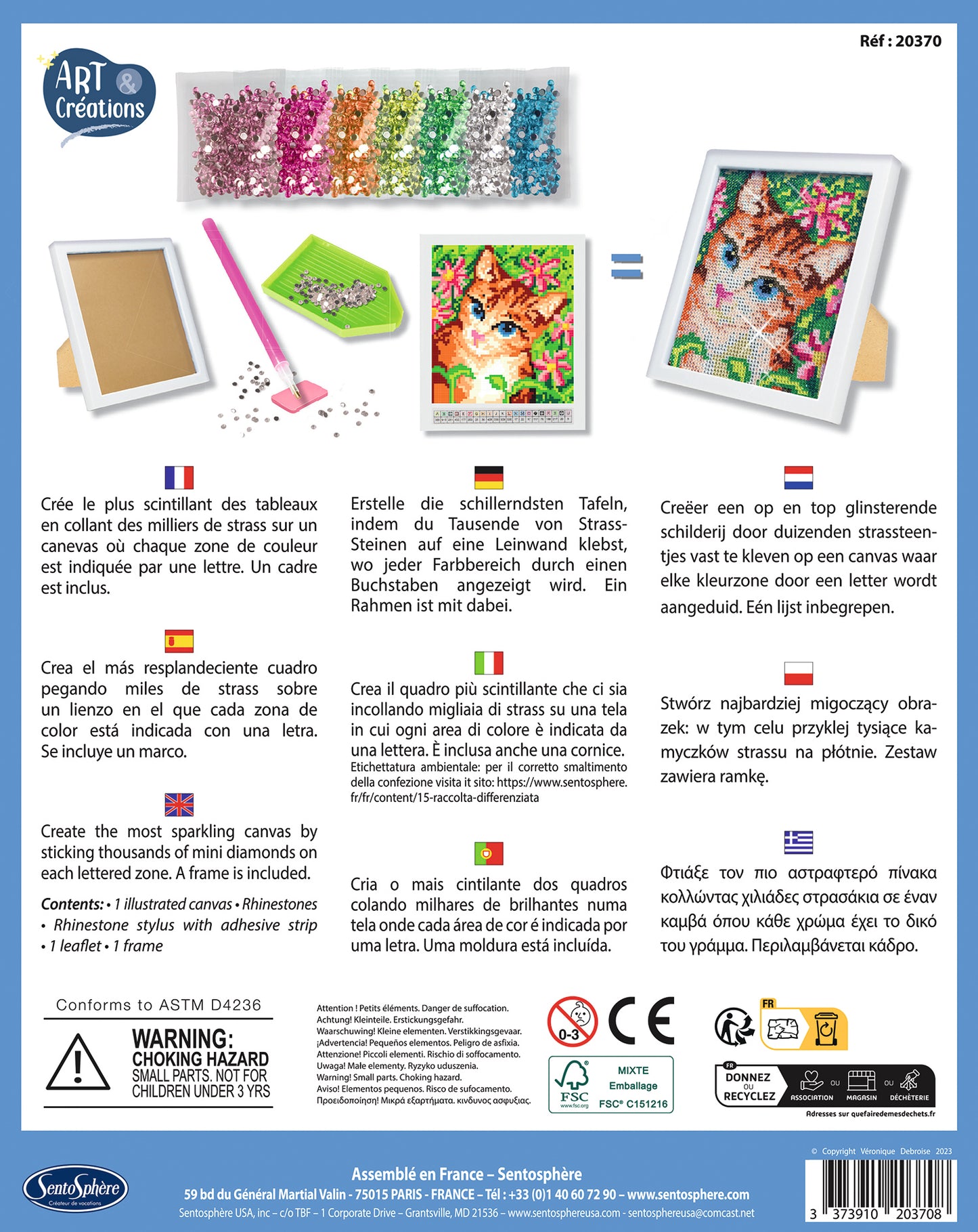 Canevas à Diamanter - Chaton