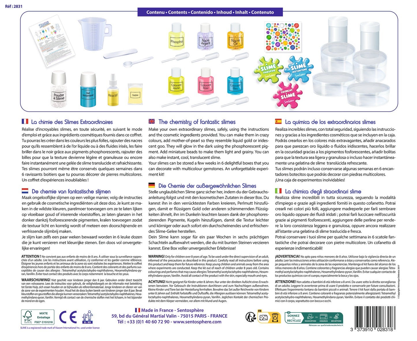 La Chimie des Slimes Extraordinaires