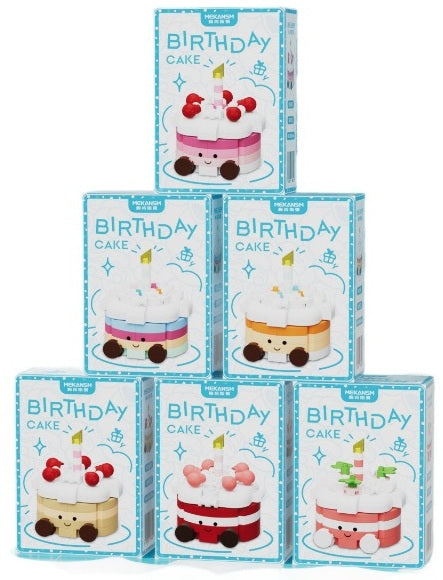 Mini Brix Birthday Cake - Modèle aléatoire