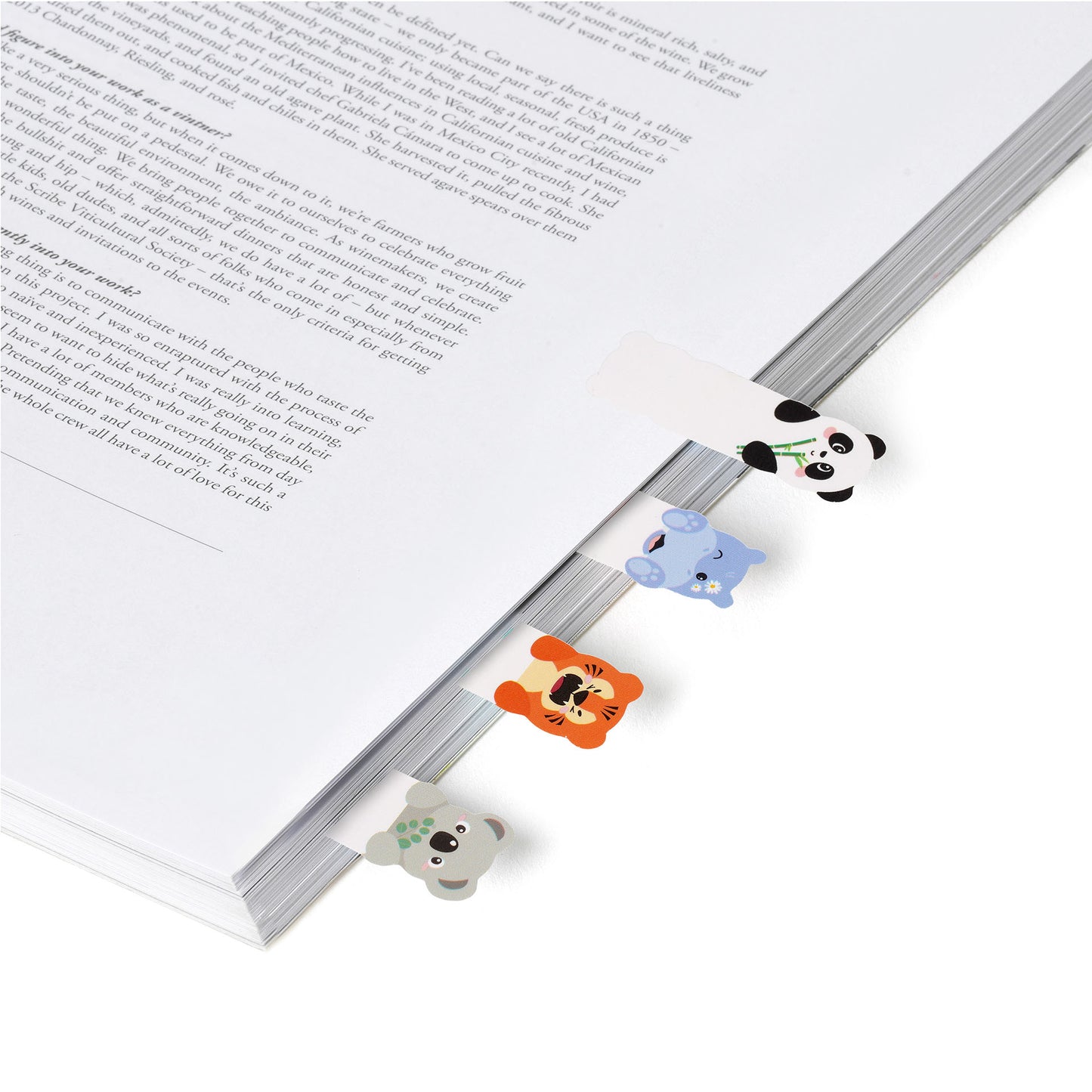 Marque pages adhésifs