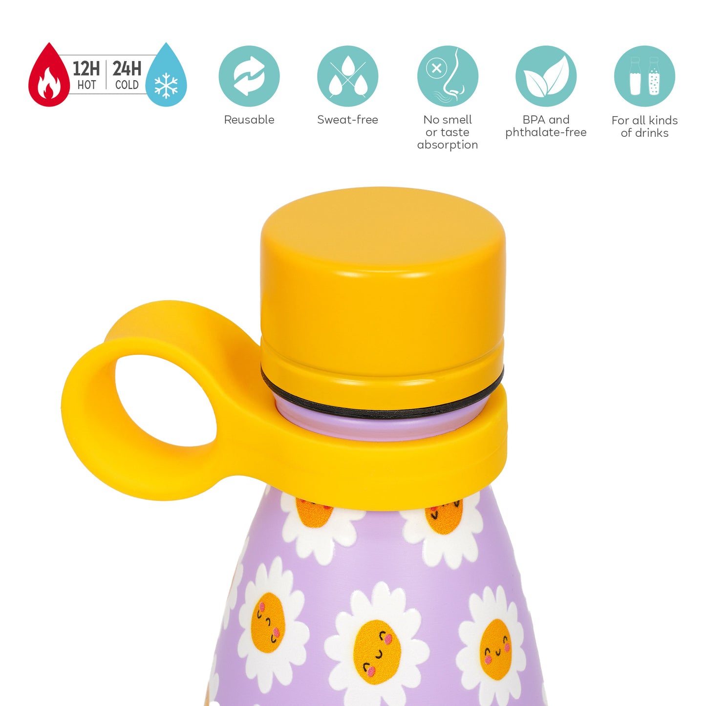 Gourde isotherme 500ml Daisy