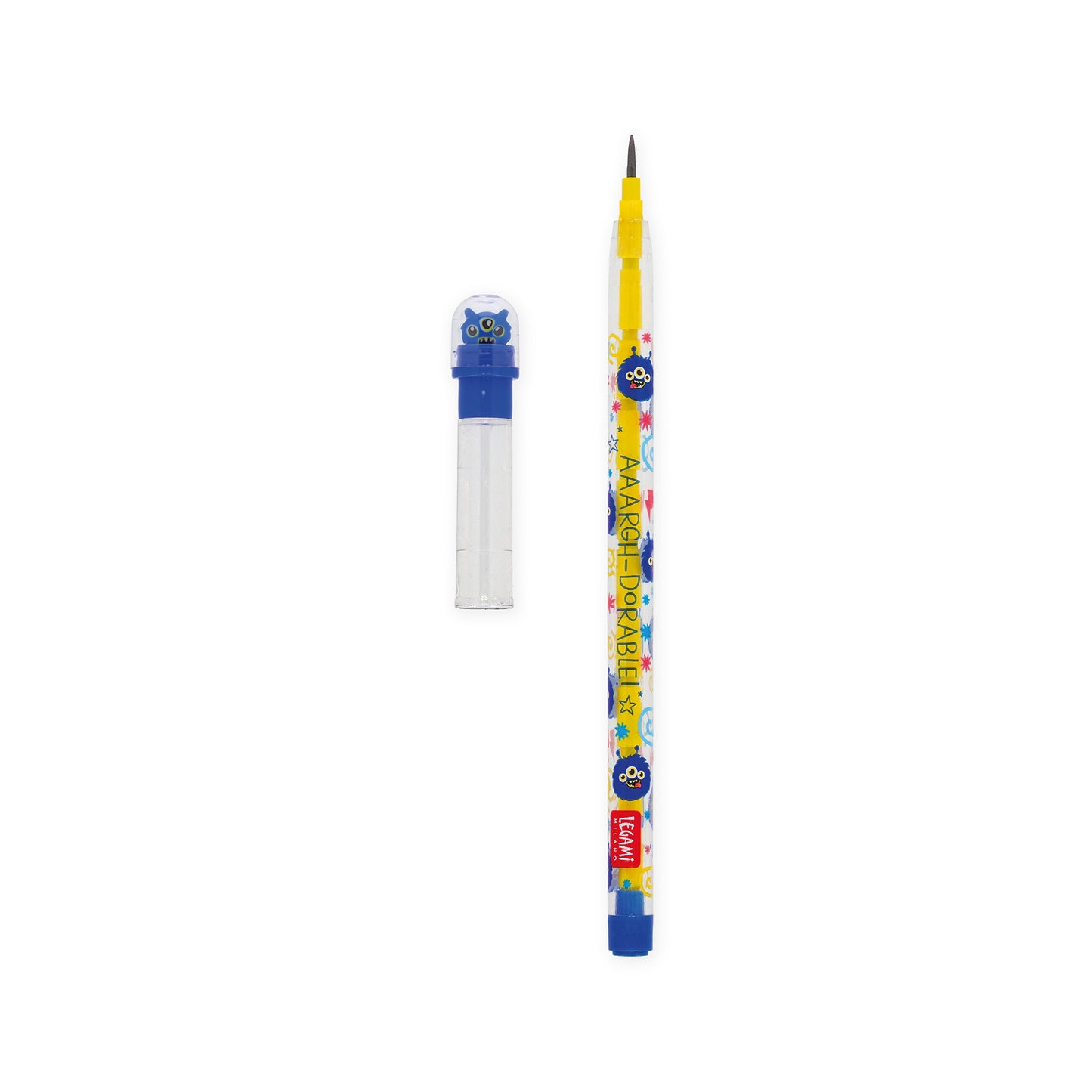 Crayon Empilable avec Gomme - Monstre