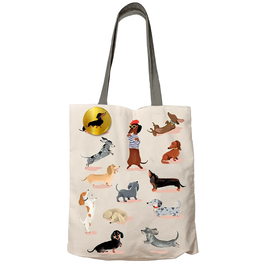 Tote bag Teckels club
