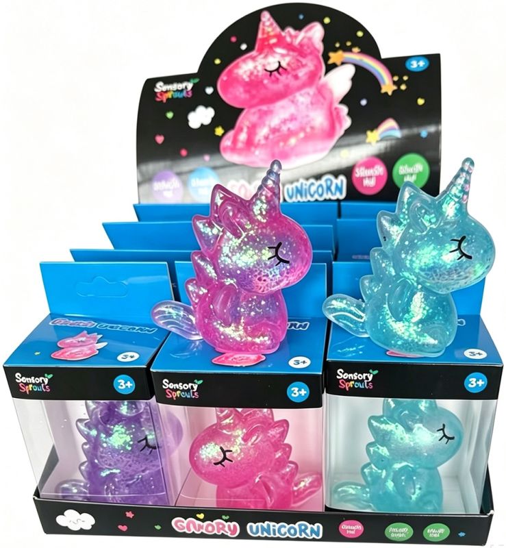 Squishy Licorne sugar glitter