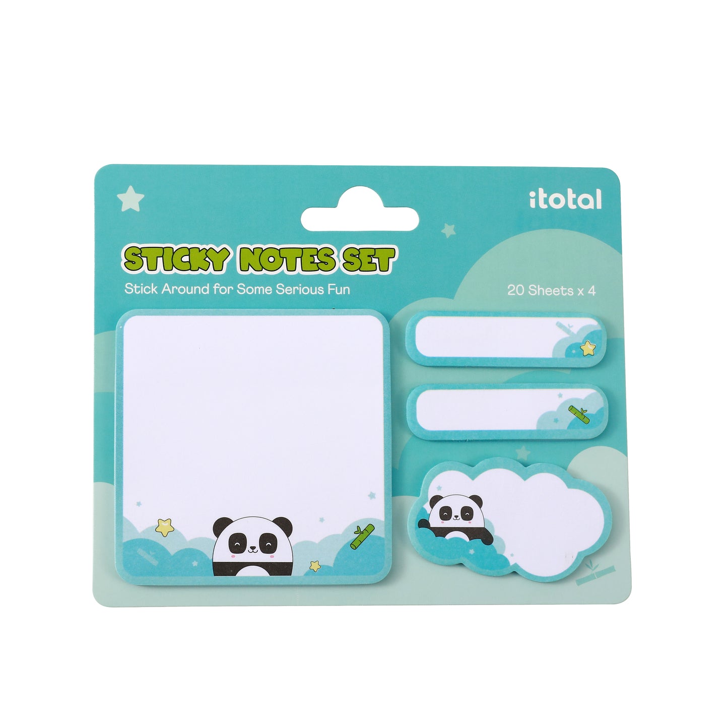 Set de Sticky notes Cute animals - Divers modèles