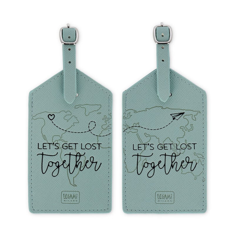 Set de 2 Étiquettes de Bagage - Let's Get Lost Together