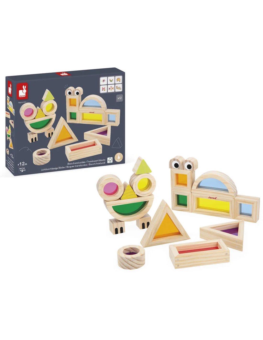 Jeu Sensoriel - Blocs Translucides