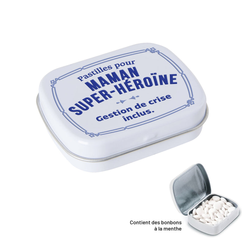 Pastilles à la menthe pour Maman Super Héroïne