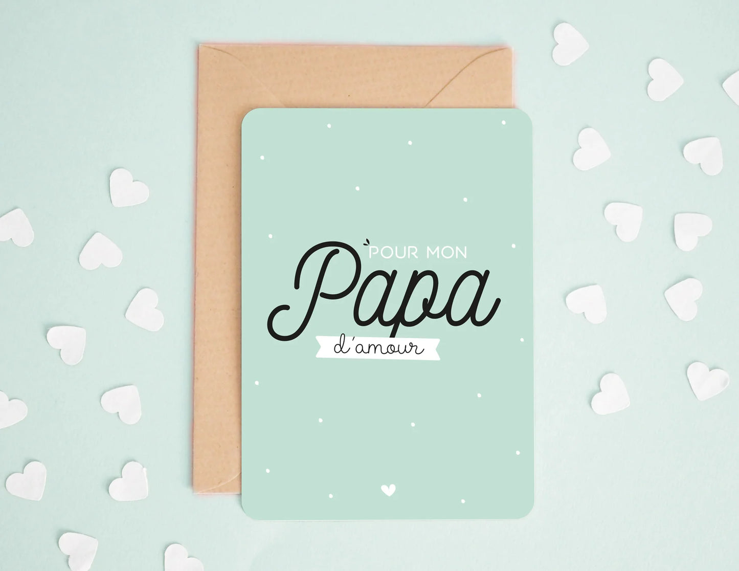 Carte "Pour mon Papa d'amour"