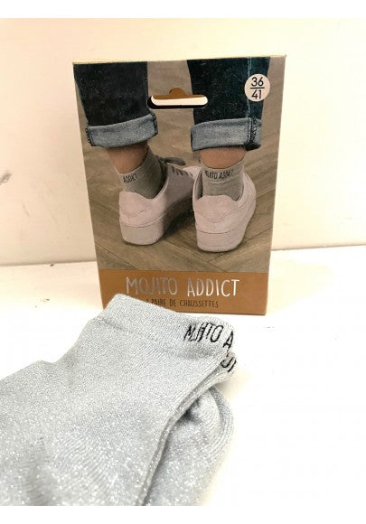 Chaussettes paillettes divers coloris