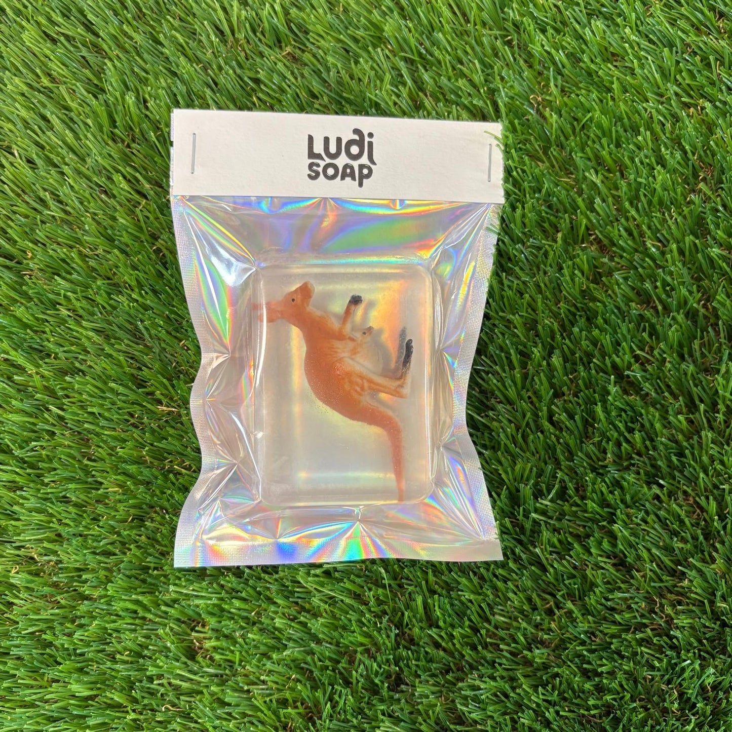 Savon Transparent Artisanal avec Figurine Kangourou