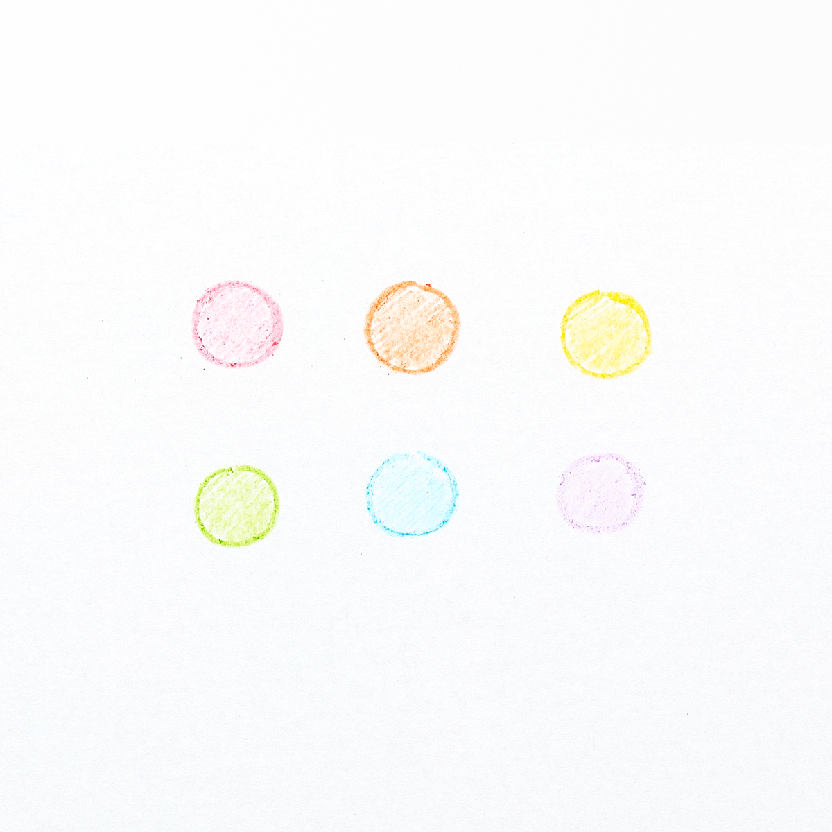Crayons couleurs cône glacé