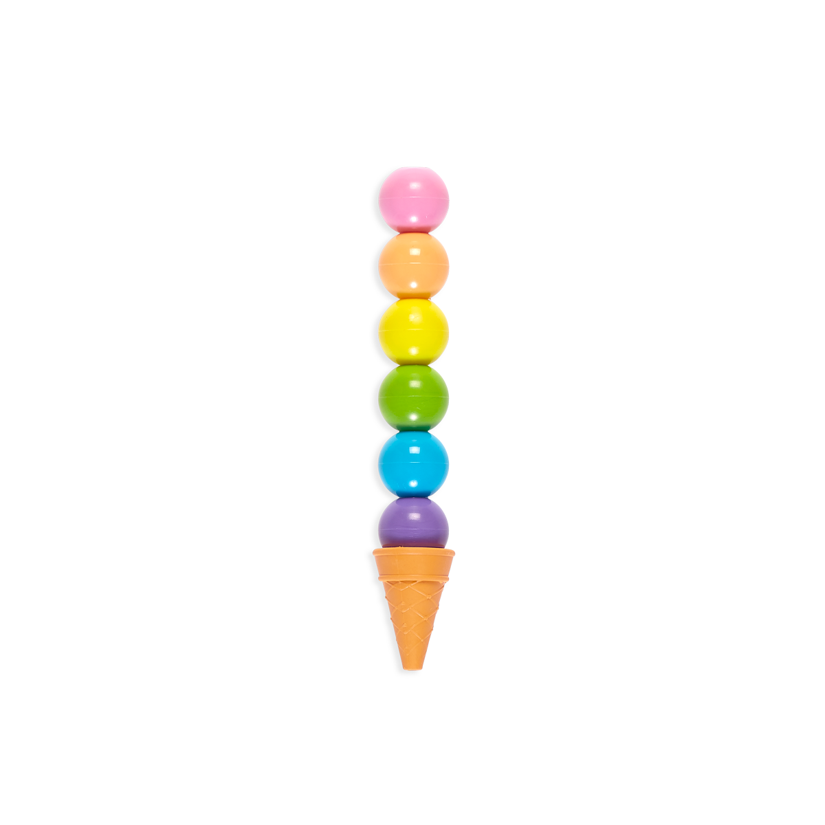 Crayons couleurs cône glacé
