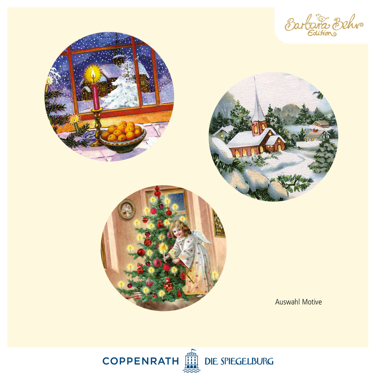 Calendrier de l'Avent bougies chauffe plat à motif