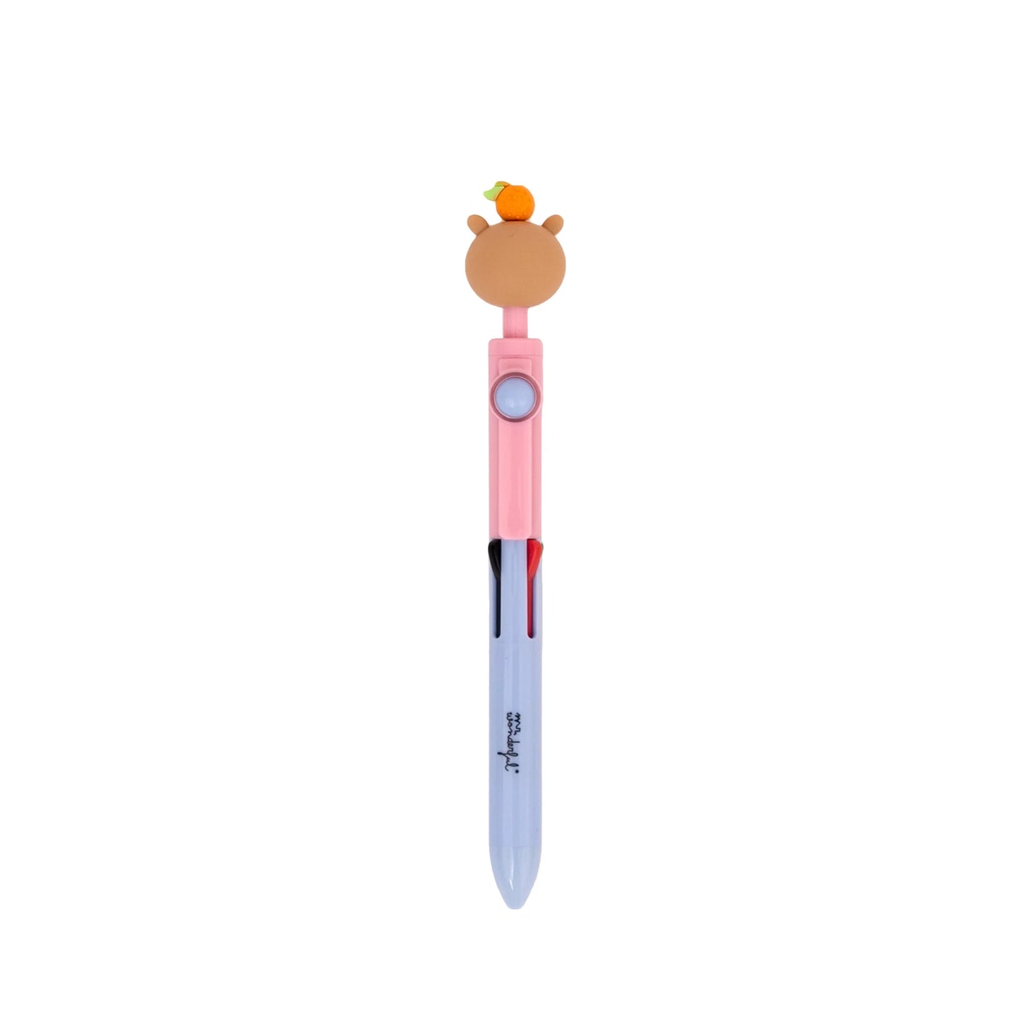 Stylo multicolore rotatif – Capybara
