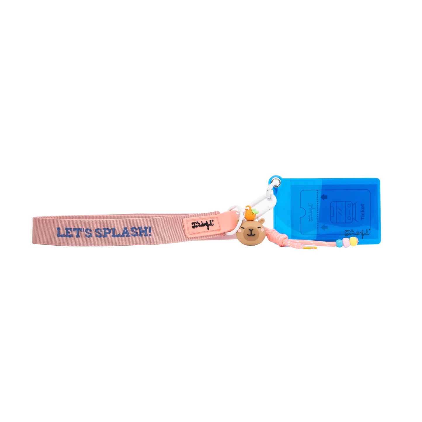 Bandoulière avec porte-cartes - Capybara