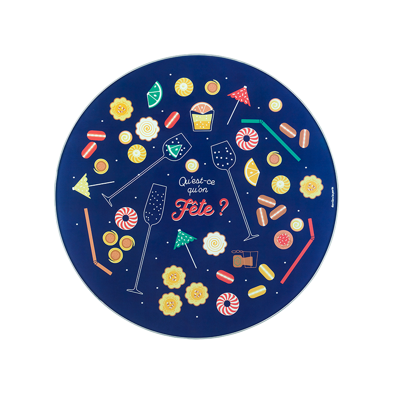 Plat à tarte (+pelle) Qu'est ce qu'on fête ?