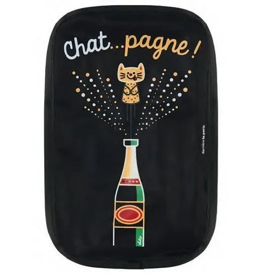 Rafraîchisseur bouteille Chat...pagne !