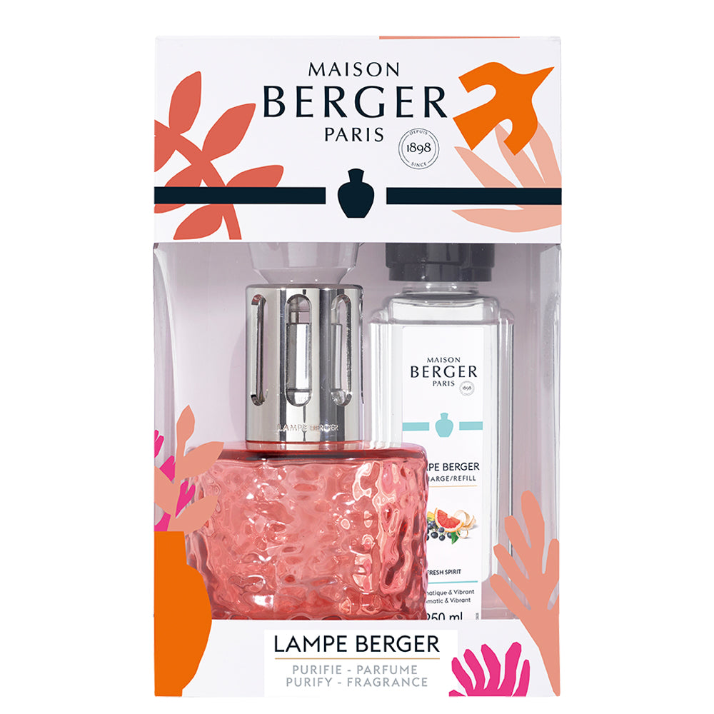 Coffret lampe Berger Estivale Corail