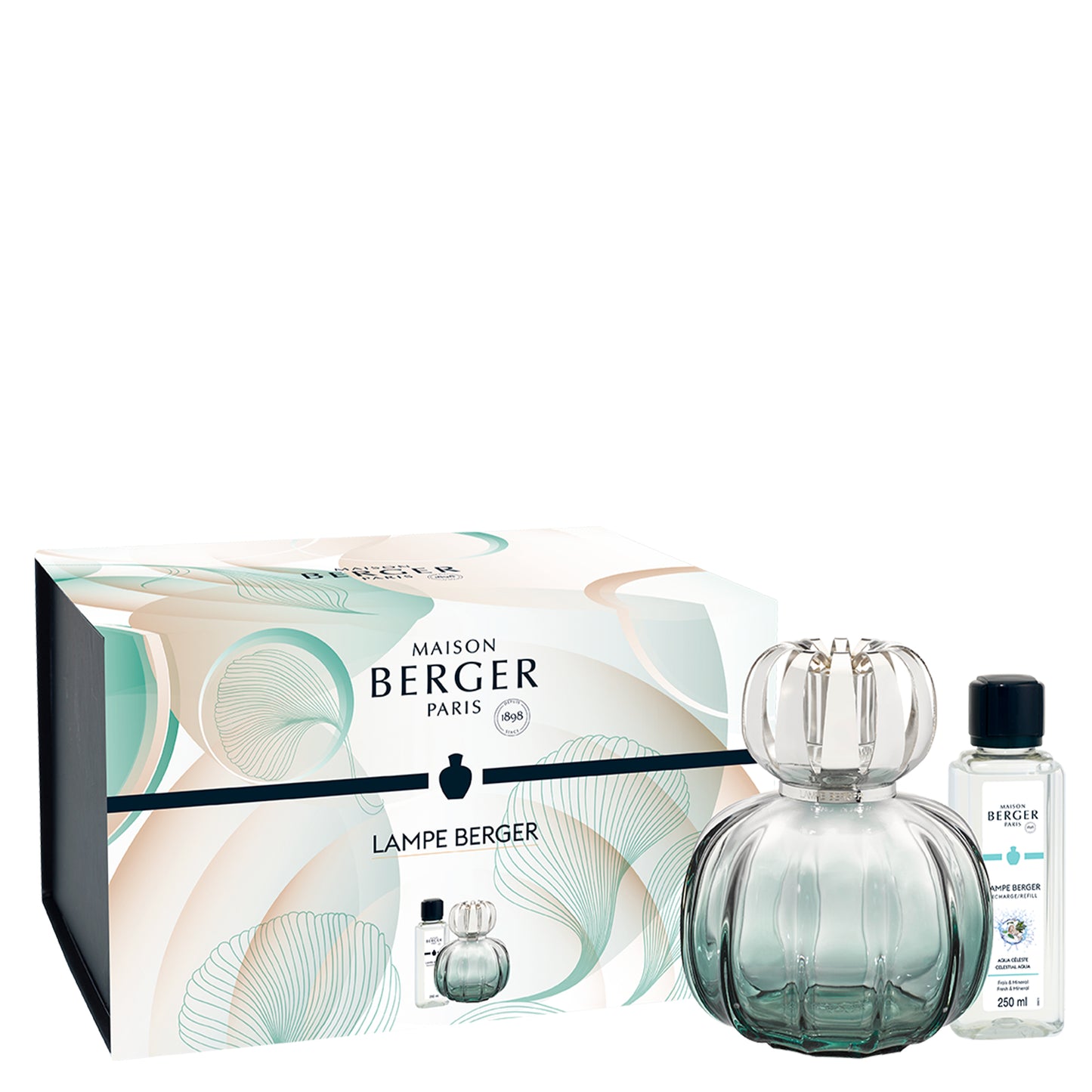 Coffret lampe Berger Corali Verte