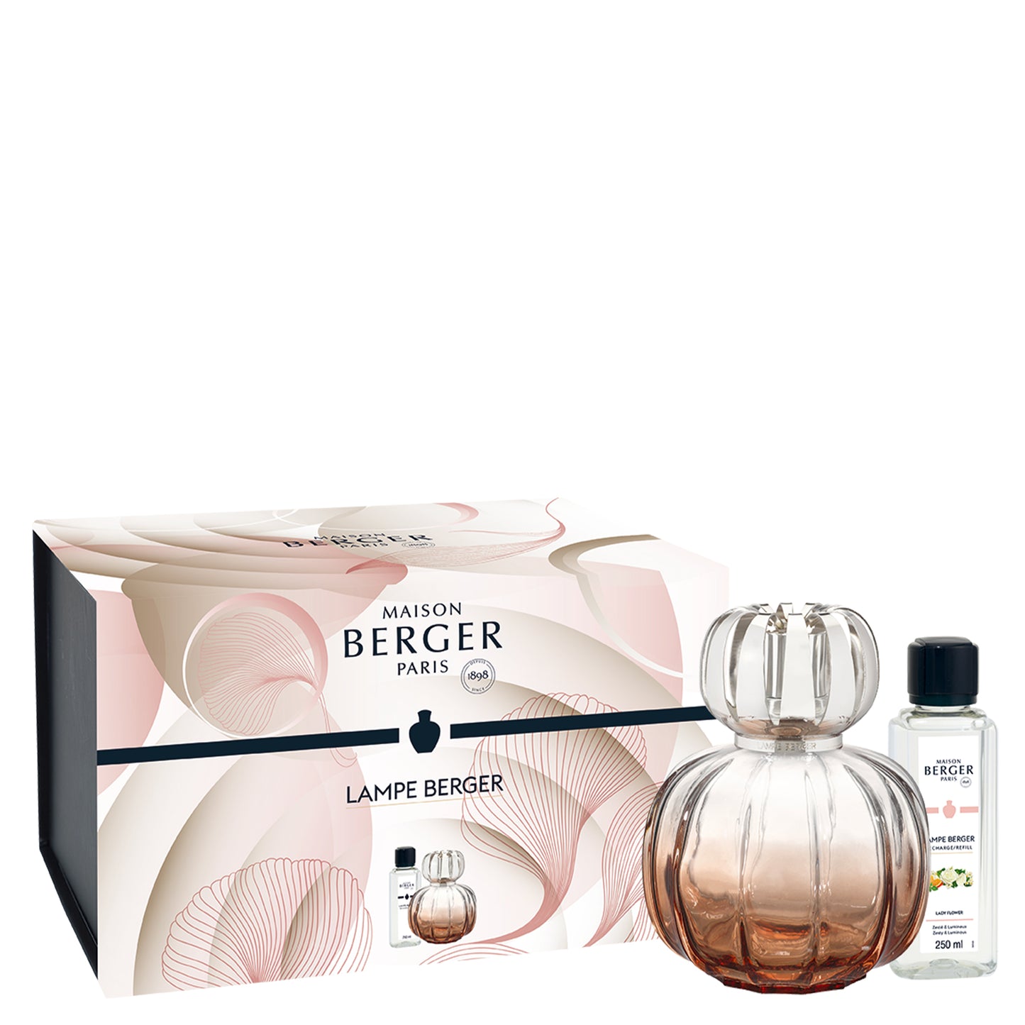 Coffret lampe Berger Corali Rose