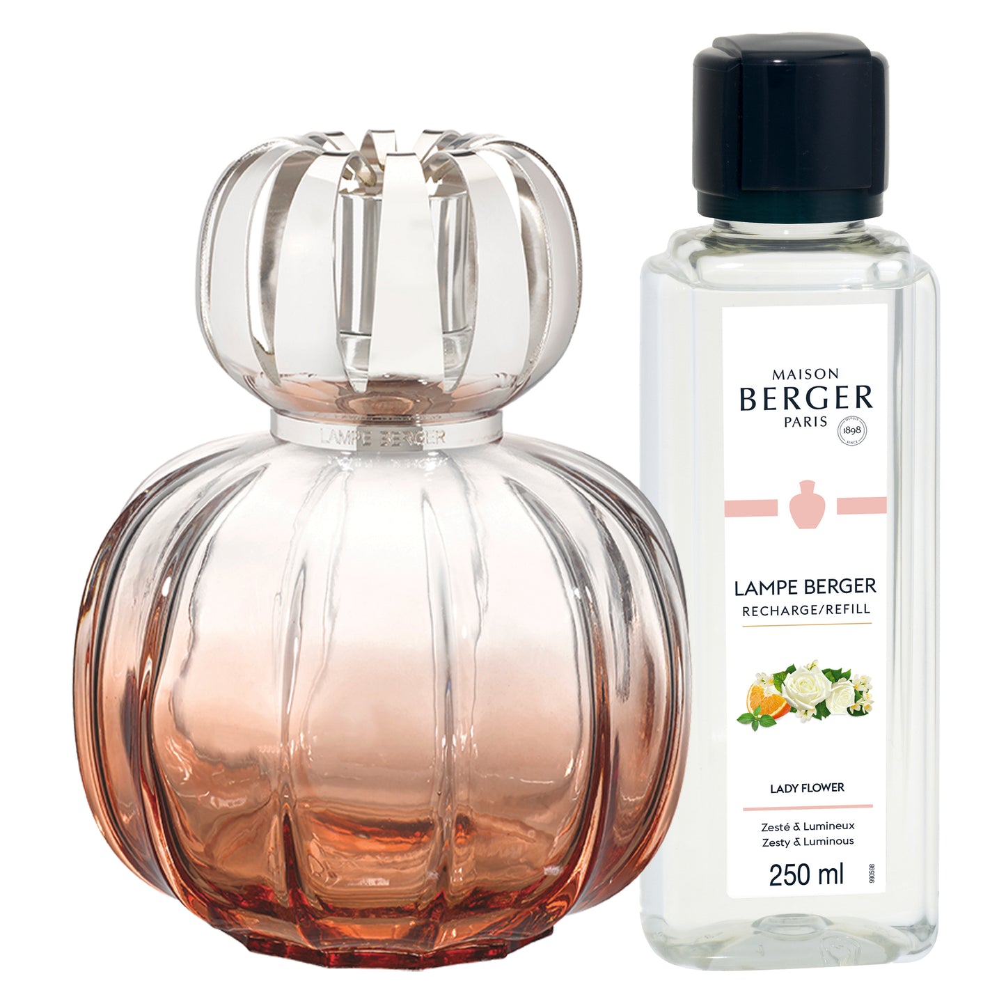 Coffret lampe Berger Corali Rose