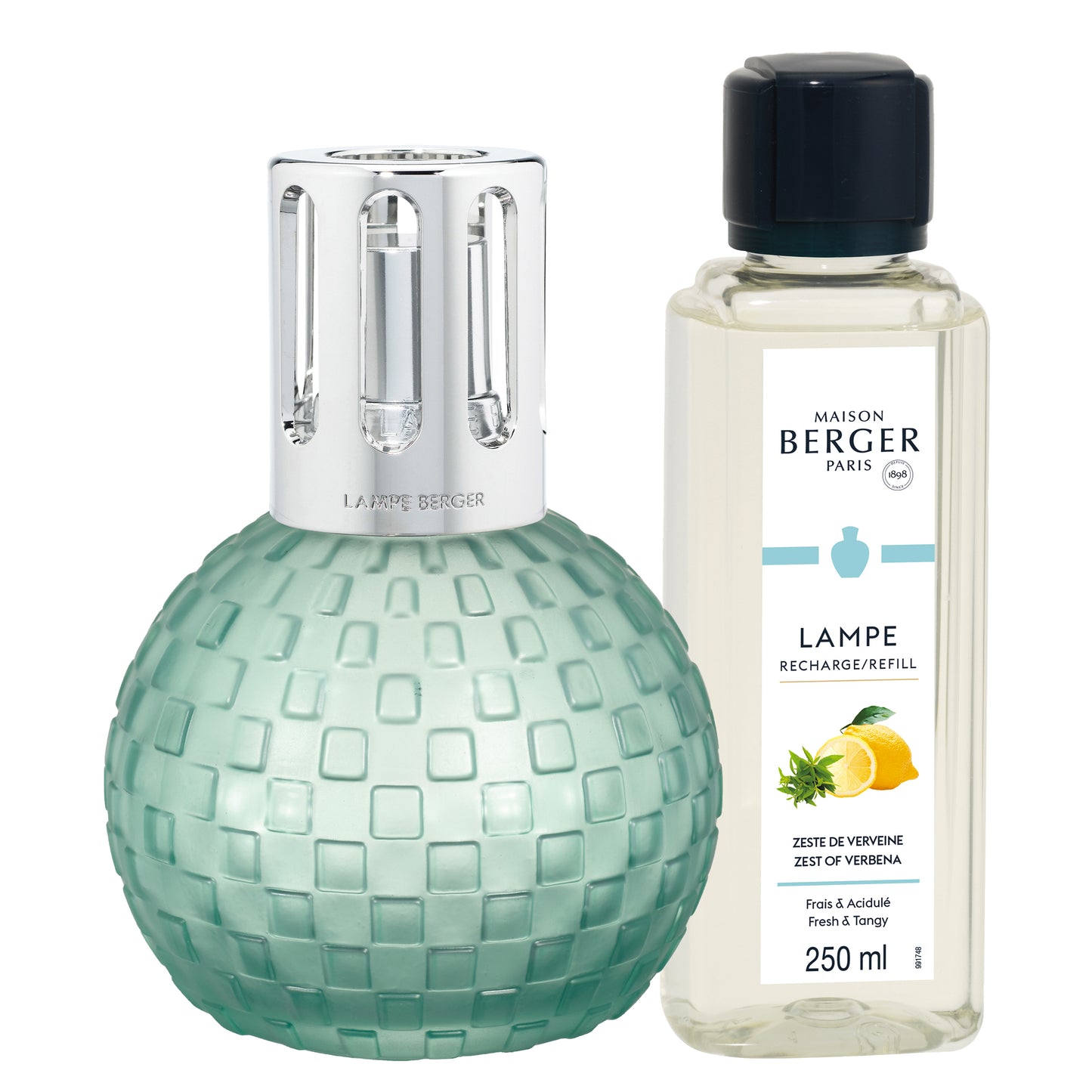 Coffret lampe Berger Disco Estivale Zeste de Verveine