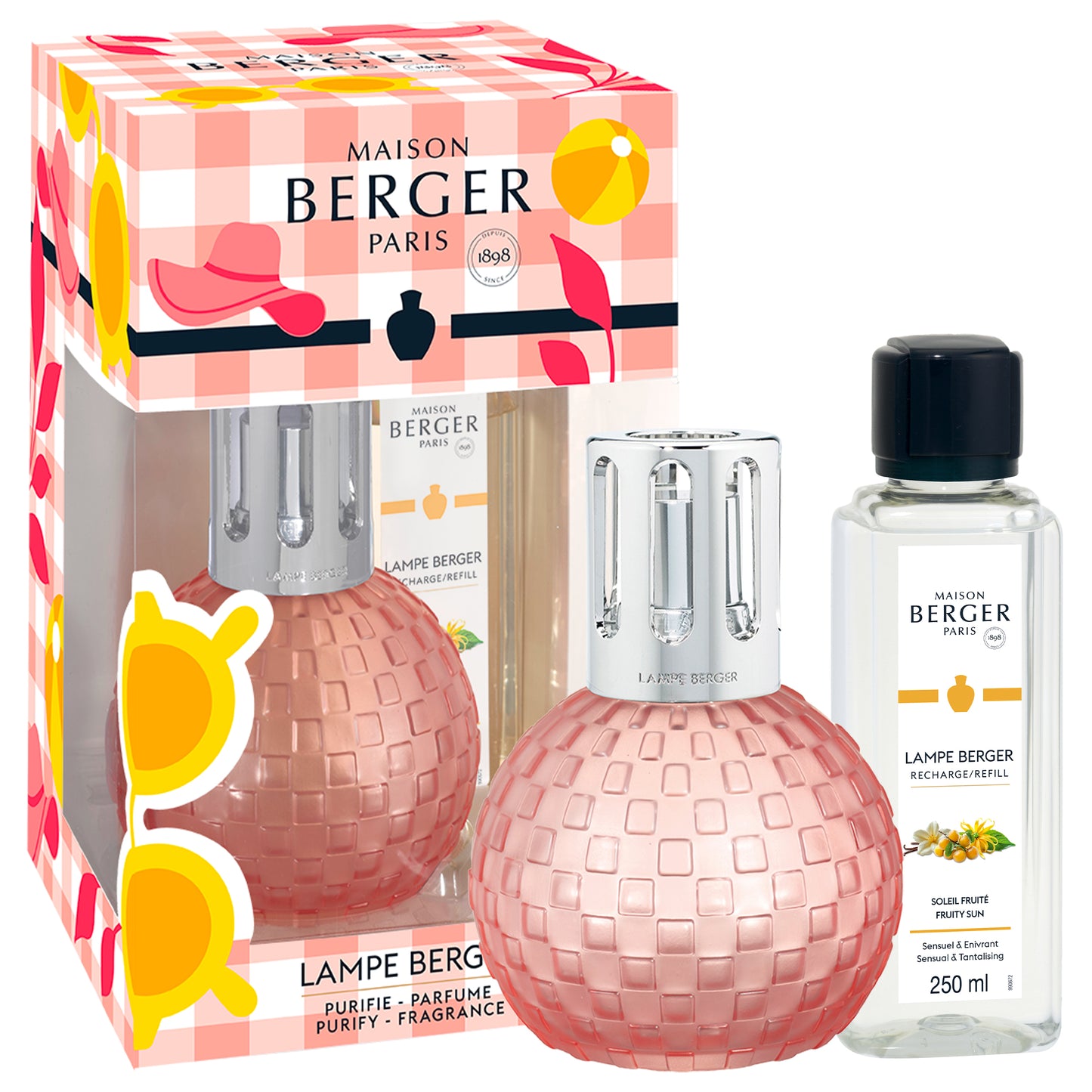 Coffret lampe Berger Disco Estivale Soleil Fruité