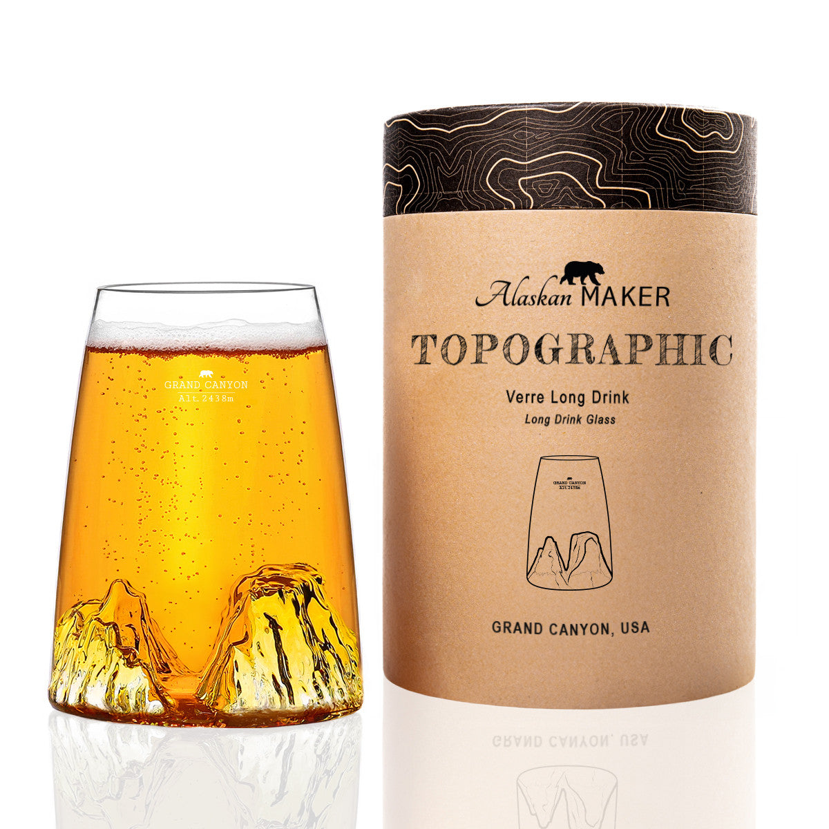 Verre design TOPOGRAPHIC - Divers Modèles