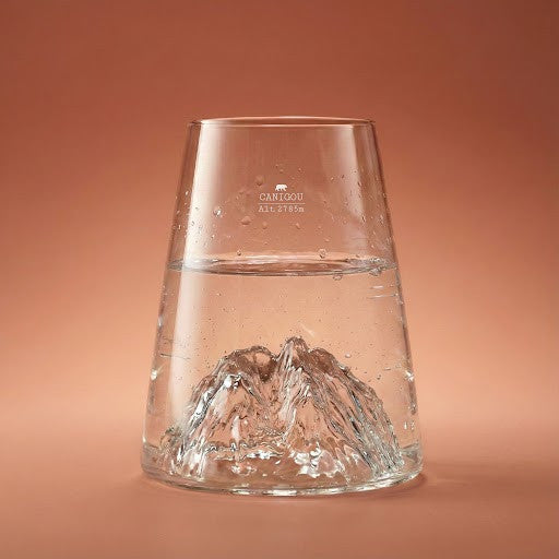 Verre design Canigou TOPOGRAPHIC