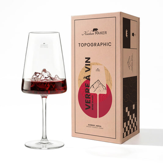 Coffret verre à vin - Everest TOPOGRAPHIC
