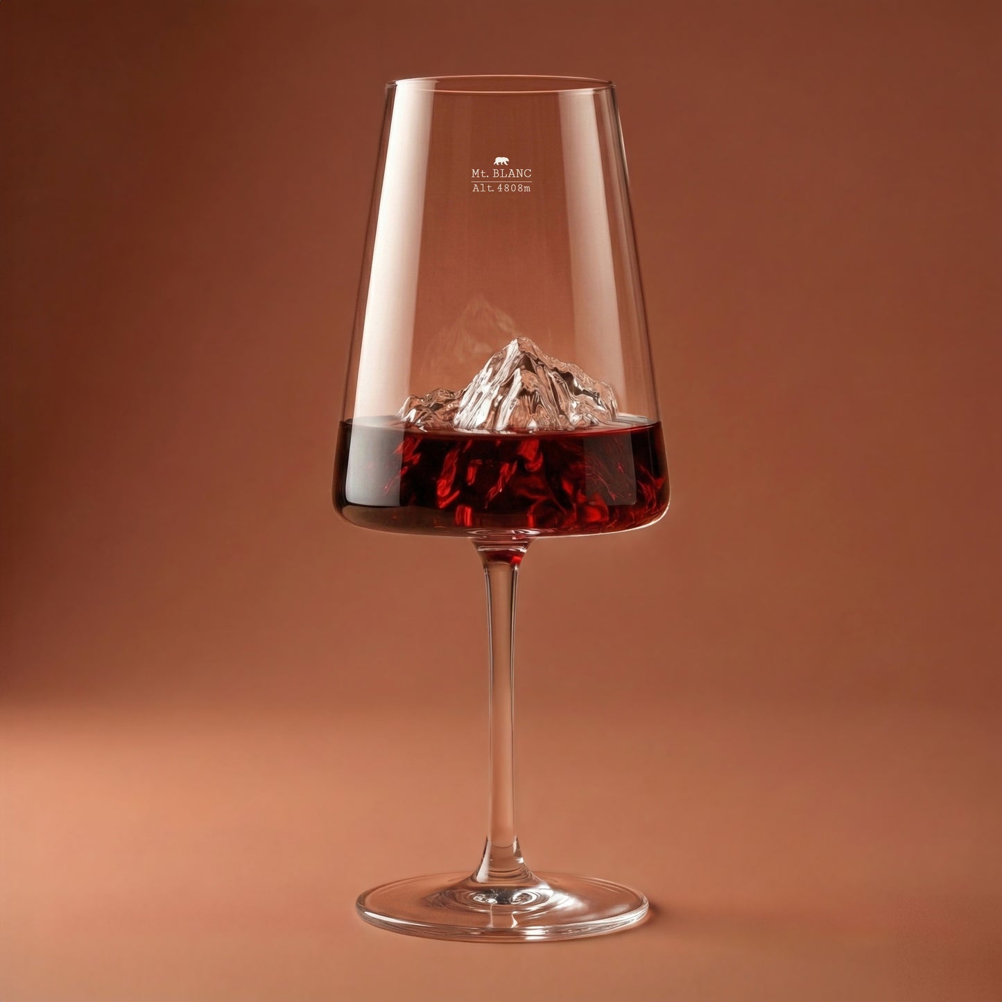 Coffret verre à vin - Mont Blanc TOPOGRAPHIC