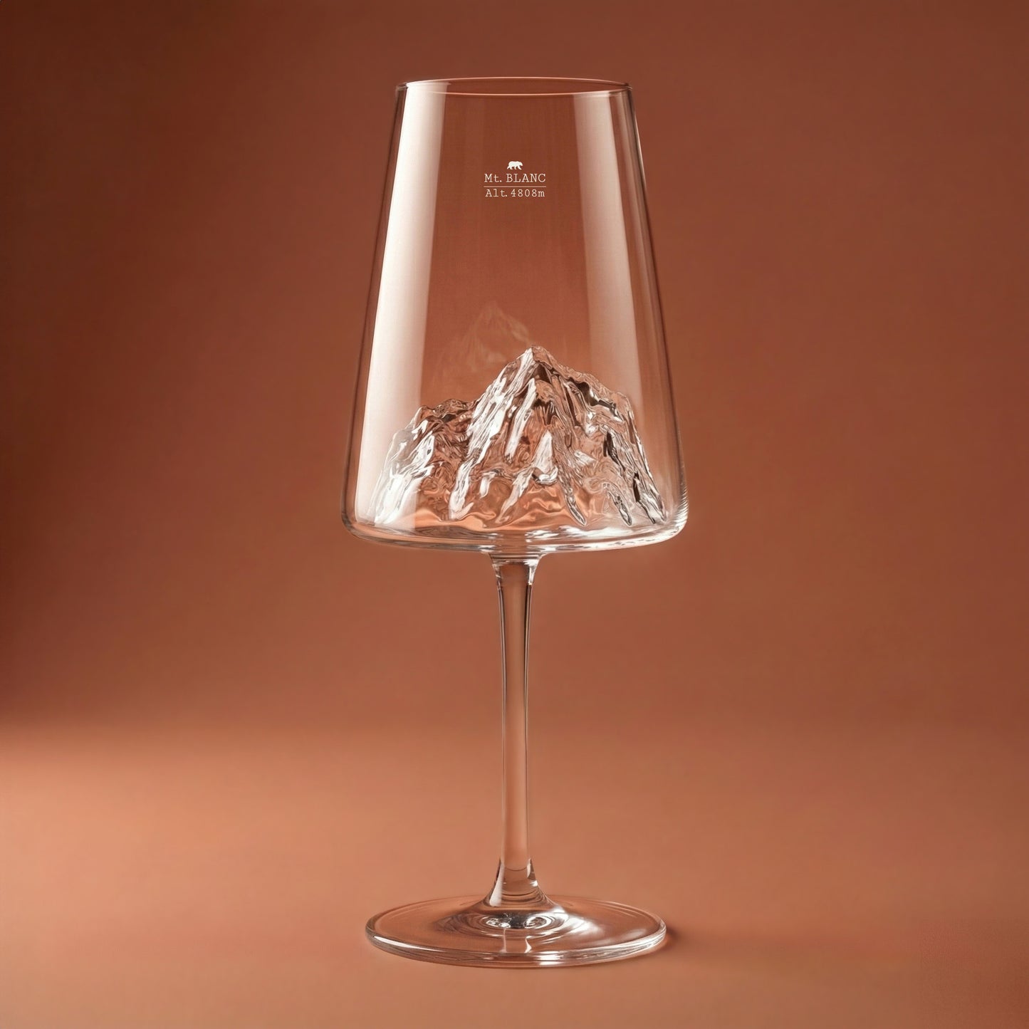 Coffret verre à vin - Mont Blanc TOPOGRAPHIC
